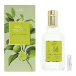 4711 Acqua Colonia Lime & Nutmeg - Eau De Cologne - Perfume sample - 2 ml