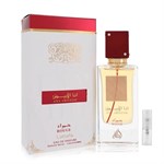Ana Abiyedh I Am White Rouge by Lattafa - Eau de Parfum - Perfume sample - 2 ml 