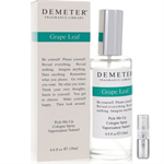 Demeter Grape Leaf - Eau de Cologne - Perfume sample - 2 ml
