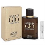 Giorgio Armani Acqua Di Gio Absolu Instinct - Eau de Parfum - Perfume sample - 2 ml