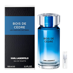 Karl Lagerfeld Bois de Cedre - Eau de toilette - Perfume sample - 2 ml