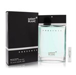 Mont Blanc Presence - Eau de Toilette - Perfume sample - 2 ml 