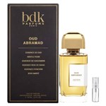 BDK Parfums Oud Abramad - Eau de Parfum - Perfume sample - 2 ml