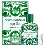 Dolce & Gabbana Light Blue Capri In Love Pour Homme Travel Retail Exclusive - Eau de Parfum - Perfume Sample - 2 ml