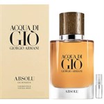 Giorgio Armani Acqua di Giò Absolu - Eau de Parfum - Perfume Sample - 2 ml