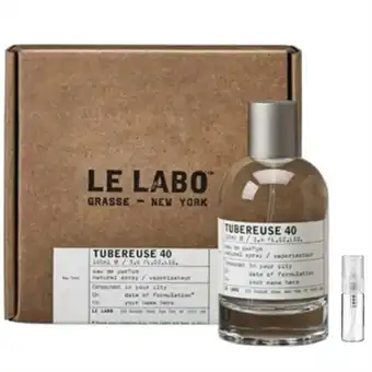 Le Labo Tubereuse 40 New York - Eau de Parfum - Perfume Sample - 2 ml